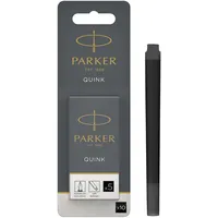 Parker Tintenpatronen für Füller lange Patronen schwarze Tinte 10
