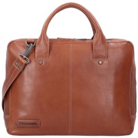 Plevier Navigator Aktentasche 855-2 braun mit Laptopfach