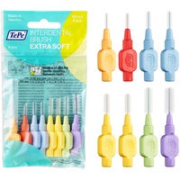 TePe Interdentalbürsten Extra Soft gemischt (ISO Größe 1-6: 0,45-1,1