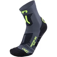 Uyn Cycling MTB Herren Socke, Anthracite/Yellow fluo 42 EU