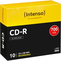 Intenso CD-R 700MB 52x 10er Jewel Case