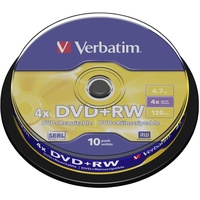 Verbatim DVD+RW 4.7 GB 4x 10 St.