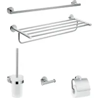 Hansgrohe Logis Universal Bad-Accessoire Set 5-teilig, chrom
