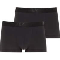 Jockey Boxershorts, Microfiber Air 2er-Pack, für Herren, schwarz, XXL