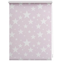 Lichtblick Seitenzugrollo Rollo Klemmfix 90 x 150 cm Sterne/rosa