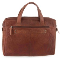 Spikes & Sparrow Umhängetasche Bronco Business Bag M Brandy