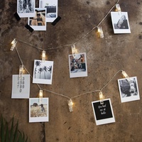 Best Season LED Clip Lichterkette - 10 Wäscheklammern für