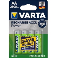 Varta Recharge Accu Power AA 2600 mAh 4 St.