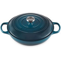 Le Creuset Signature Gourmet-Profitopf 30 cm deep teal