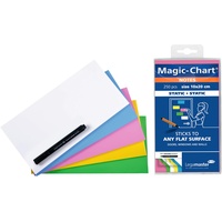 Legamaster Moderationskarten Magic-Chart Notes farbsortiert 10,0 x 20,0 cm,
