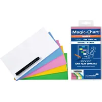 Legamaster Magic-Chart Notes 10 x 20 cm rot/weiß