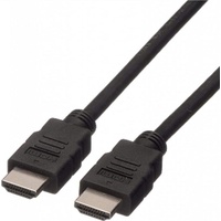 Roline HDMI High Speed Kabel mit Ethernet, LSOH, Schwarz