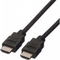 Roline HDMI High Speed Kabel mit Ethernet, LSOH, schwarz,