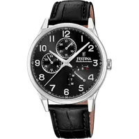 Festina Herren Uhr Multifunktion Leder Armband