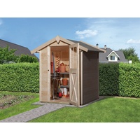 Weka Gartenhaus 317 1,52 x 1,48 m natur