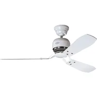 Hunter FANS Industrie II 132 cm Weiß mit Wandschalter