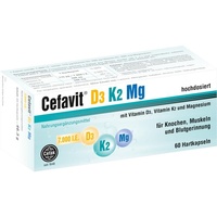 Cefak Cefavit D3 K2 Mg 7.000 I.E. Hartkapseln 60