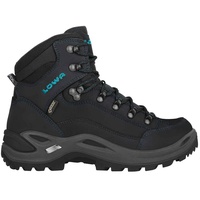 Lowa Renegade GTX Mid Damen Asphalt/Türkis 38
