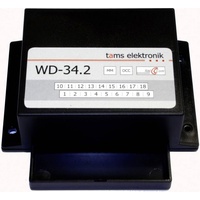 TAMS ELEKTRONIK 43-02358-01-C Gehäuse Zubehör für Weichendecoder WD-34.2