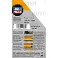 LIQUI MOLY Top Tec 6200 20780 0W-20 1,0 l
