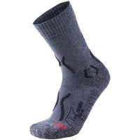 Uyn Trekkingsocken Cool aus Merinowolle Herren medium grey melange/black