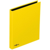 Pagna Ringbuch A4 Basic, Colours", 4 Ring-Mechanik, gelb