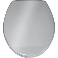 Wenko WC-Sitz Prima Silber glänzend