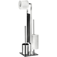 Wenko WC-Garnitur Rivalta Edelstahl Glänzend