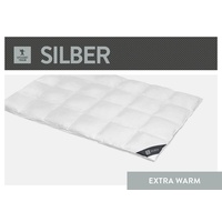 SPESSARTTRAUM »Silber«, extrawarm, Füllung: 100% Daunen, Bezug 100% Baumwolle,