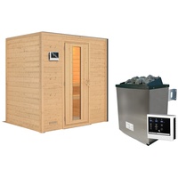 Karibu Sauna Sonja inkl. 9 kW Ofen Steuergerät