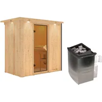 Karibu Sauna Variado mit Fronteinstieg 68 mm - 9