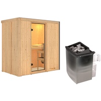 Karibu Sauna Variado mit Fronteinstieg 68 mm - 9