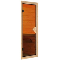 Karibu Sauna Fiona 3-9kW Bioofen-Steuergerät-OhneDachkranz