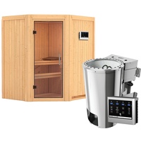 Karibu Sauna Tonja - 68 mm Systemsauna - 230