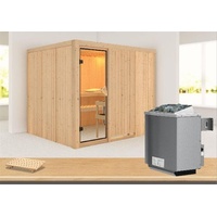 Karibu Gobin inkl. 9 kW Ofen + int. Steuerung