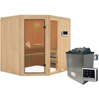 Karibu Fiona 2 inkl. 9 kW Ofen + ext.