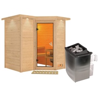 Karibu Sahib 1-9 kW Ofen-Steuerung-Inkl. Dachkranz