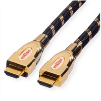 Roline GOLD HDMI Ultra HD Kabel mit Ethernet, ST/ST,
