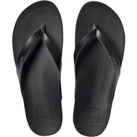 REEF Cushion Court Fashion casual Flip-Flop, Black, 4.5 UK