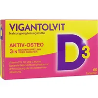 Vigantolvit Vitamin D3, K2 und Calcium Tabletten 60 St.