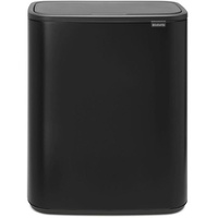 Brabantia Mülleimer, Matt Black, 30 Liter