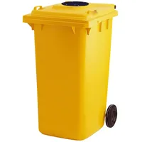 ESE Container mit Glasrosette Gelb - Gelb