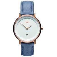 MVMT Signature II Damen Uhr Armbanduhr Leder D-MF02-WBLU