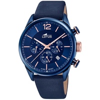 Relojes Lotus Lotus Herren Chronograph Quarz Uhr mit Leder