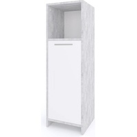Vicco Midischrank Kiko Beton/Weiß 30 x 95 cm