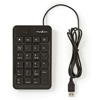 Nedis Unisex Kabelgebundene numerische Tastatur | USB