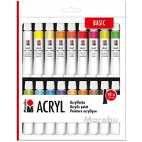 Marabu Acrylfarbenset 18 St. 216 ml Mehrfarbig