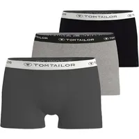 Tom Tailor Boxershorts schwarz XXL 3er Pack