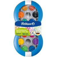Pelikan Farbkasten Space+ 12 St. blau