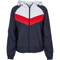 URBAN CLASSICS 3-tone Parka Navy / White / Red